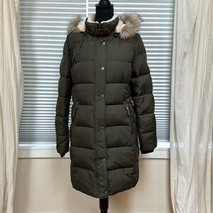 LAUREN RALPH LAUREN Women's Faux-Fur-Trim Hooded Puffer Coat